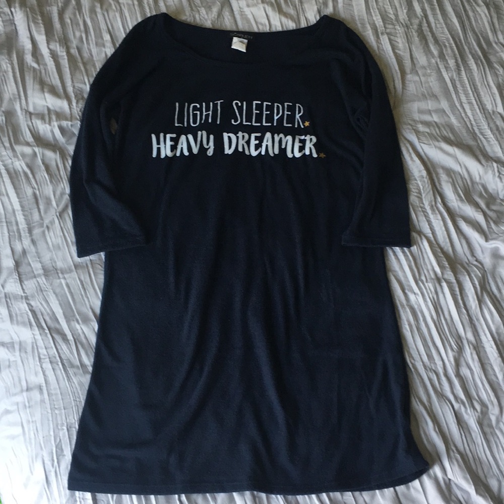 Navy Blue Nightgown
